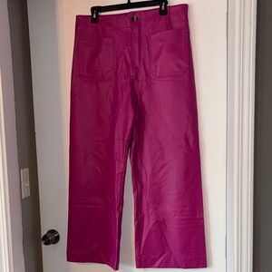 Maeve The Colette Pleather Trousers
